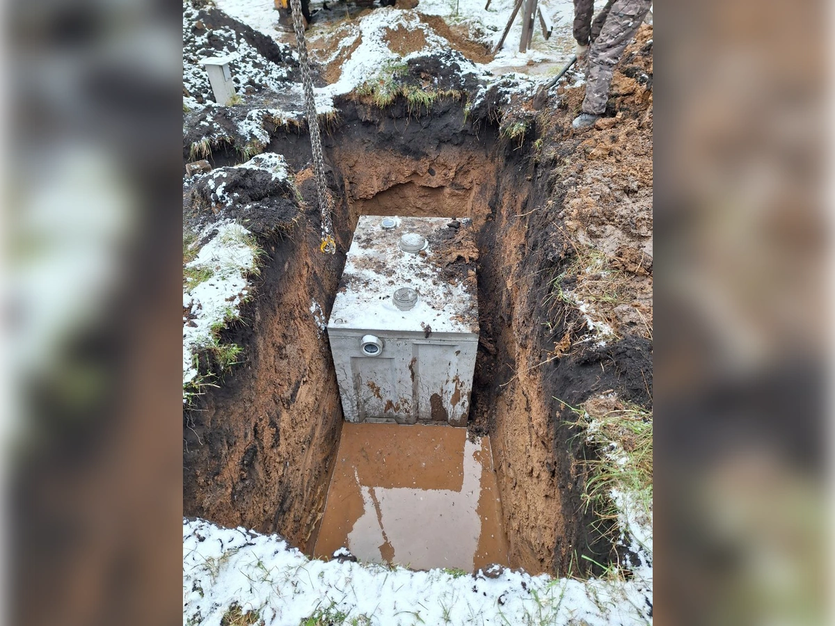 Подготовка основания под ёмкость ТИТАНК
