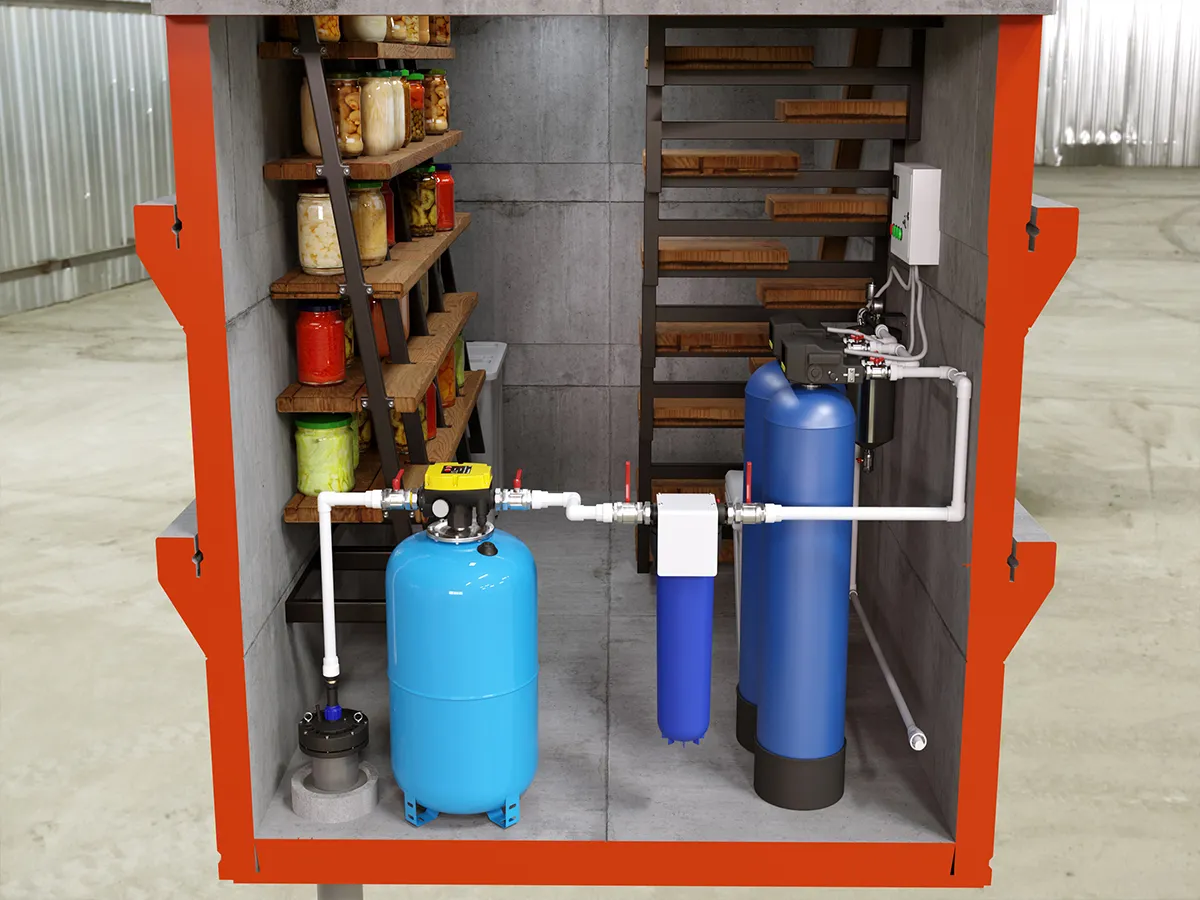 Погреба-кессон под ключ от Титанк