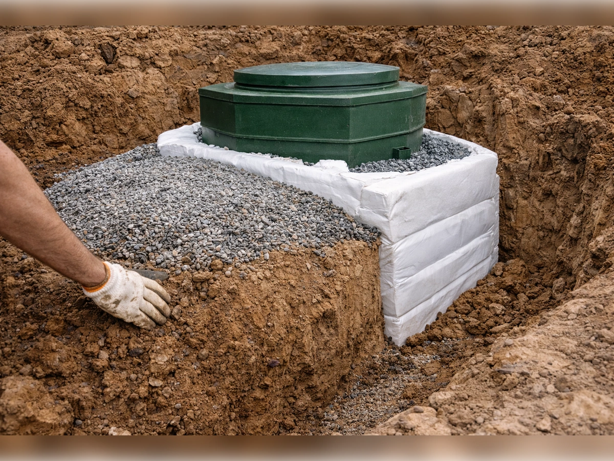 Обсыпка и утепление