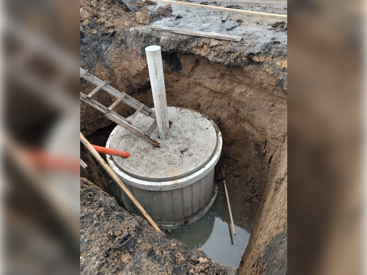 Монтаж ёмкости ТИТАНК на участке с высоким уровнем грунтовых вод