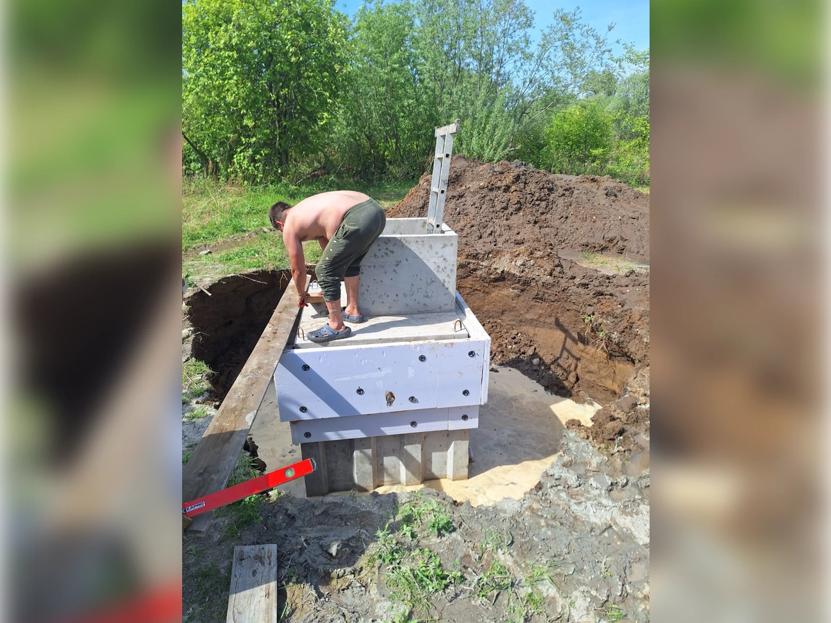 Дренаж и обсыпка ёмкости ТИТАНК